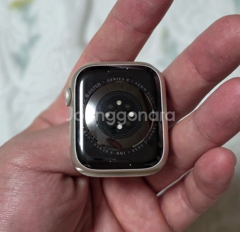 애플워치 시리즈9 45mm 스타라이트 알루미늄--6