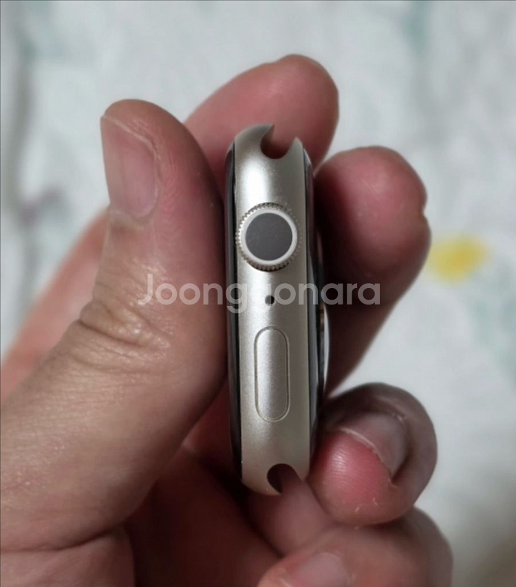 애플워치 시리즈9 45mm 스타라이트 알루미늄--5