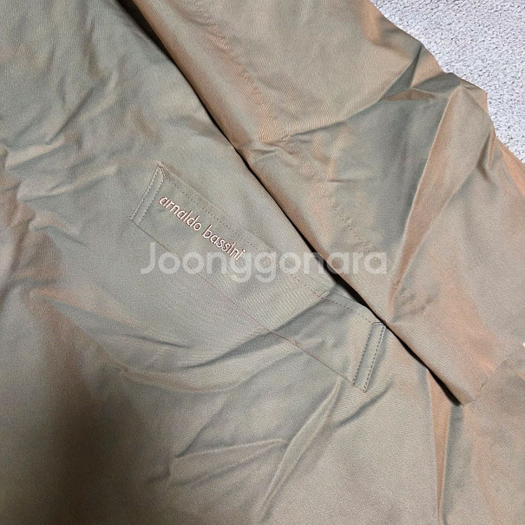 아날도 바시니 트렌치 코트 XL(105) 내피0--3