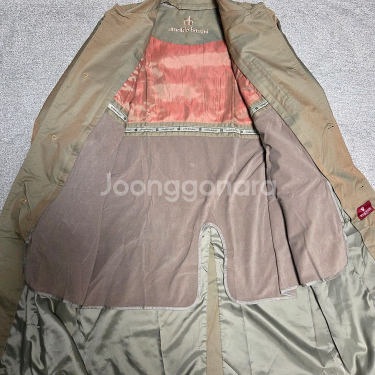 아날도 바시니 트렌치 코트 XL(105) 내피0--5