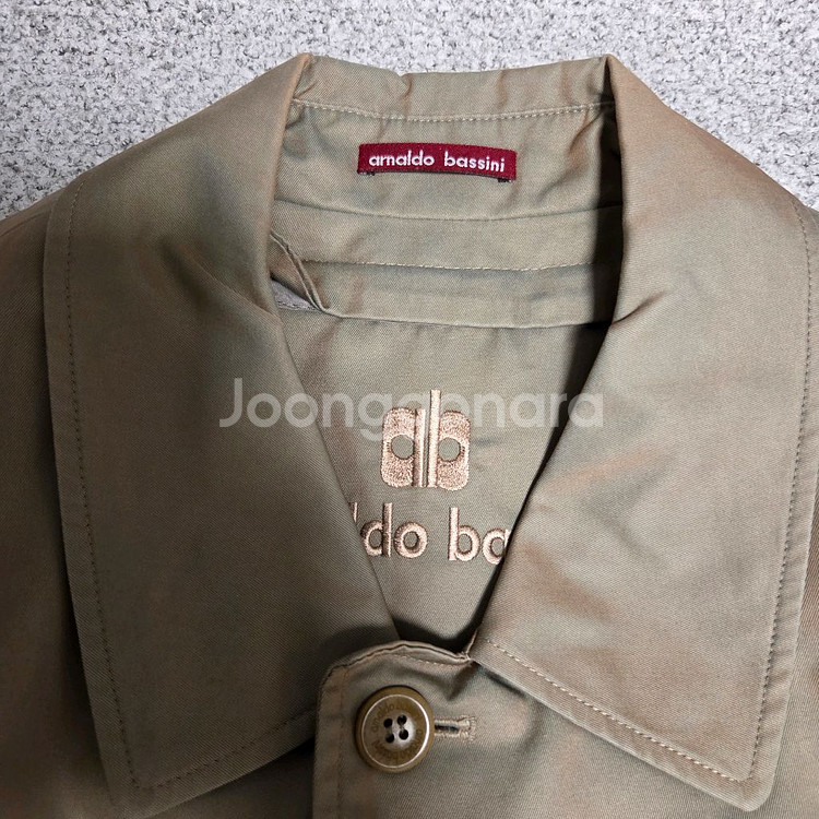 아날도 바시니 트렌치 코트 XL(105) 내피0--4