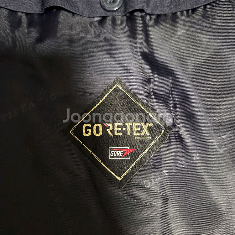 고어텍스 빈티지 네이비 트렌치 코트 L(100) 내피0--4