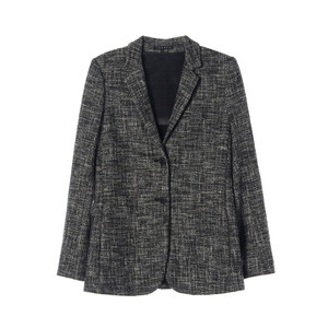 [XS]띠어리 코튼 트위드 블레이저 싱글브레스티드재킷