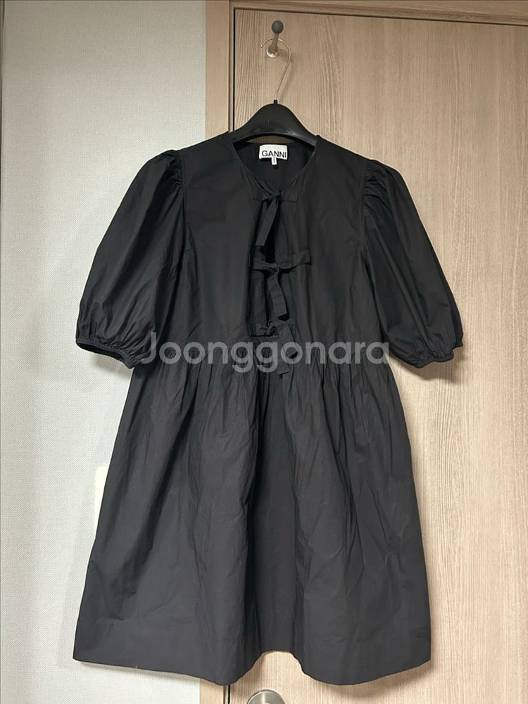 GANNI 블랙 원피스--0