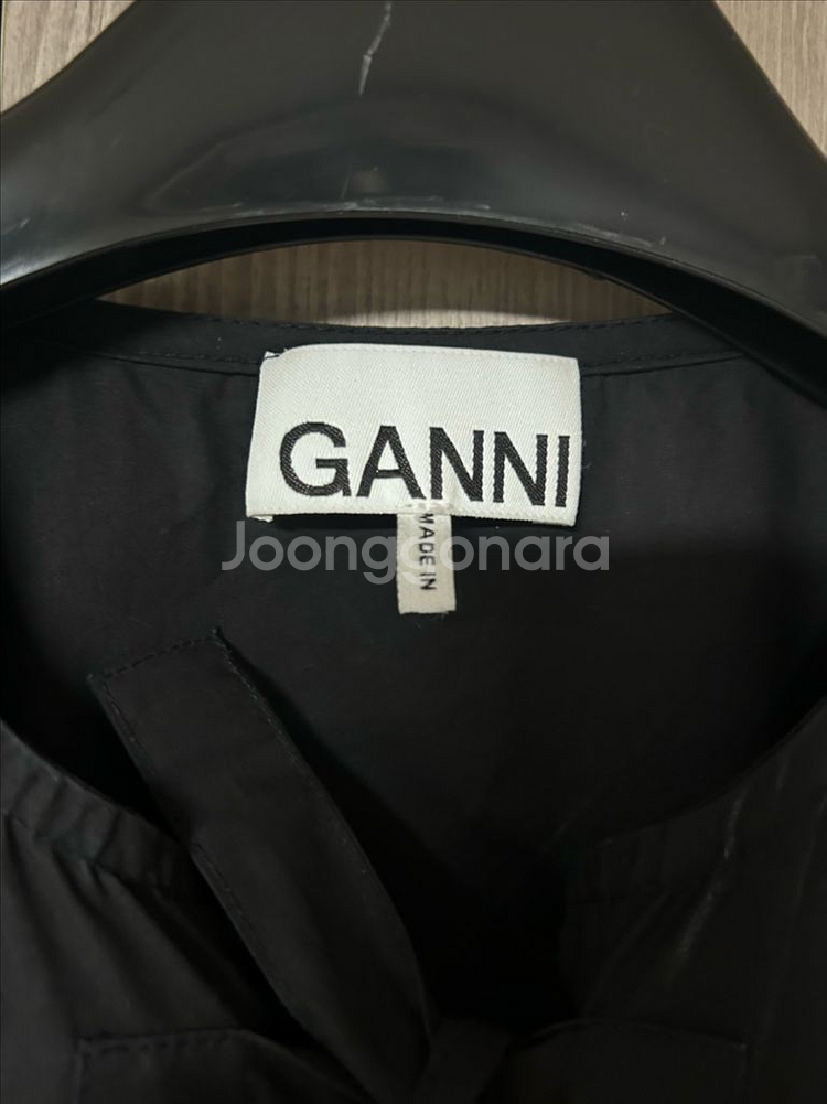 GANNI 블랙 원피스--1