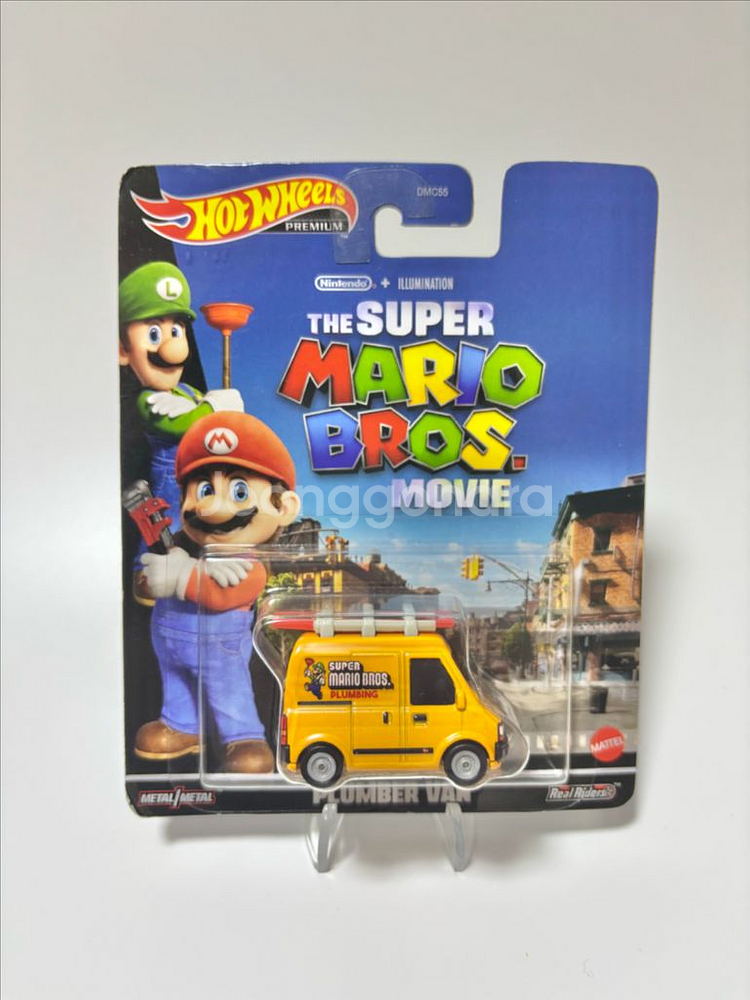 핫휠 슈퍼마리오 밴 피규어 자동차 hot wheels--0