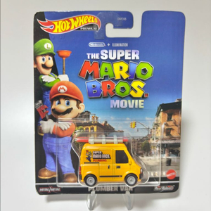 핫휠 슈퍼마리오 밴 피규어 자동차 hot wheels