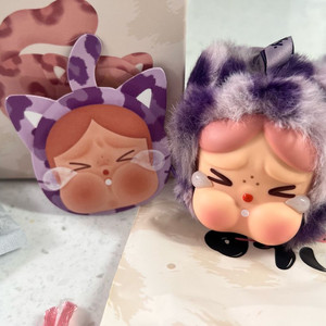 팝마트 정품 크라이베이비 표범냥이 네온/보라 새상품