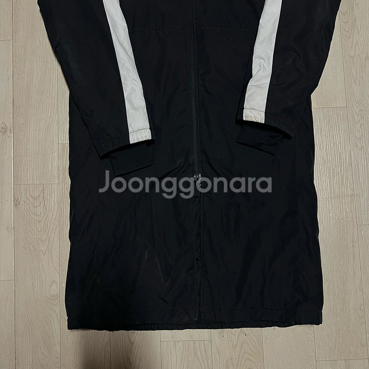 뉴발란스 사이드라인 다운 후드 롱패딩 점퍼 S/90--2