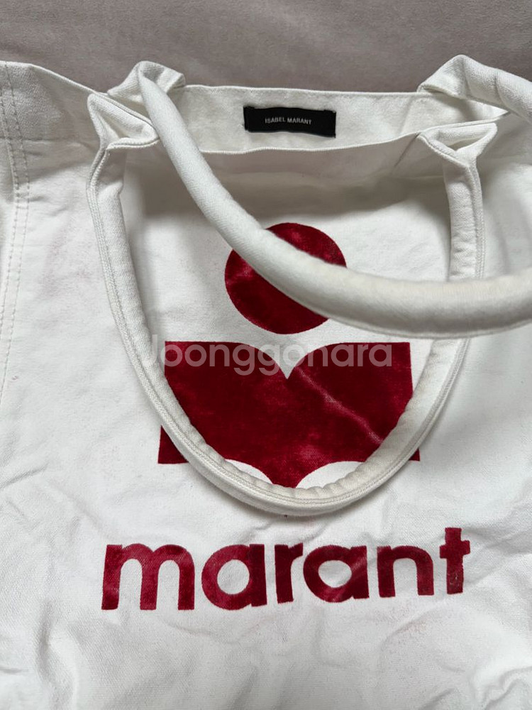 [정품]이자벨마랑 에코백 옌키 YENKY 캔버스 토트백--1