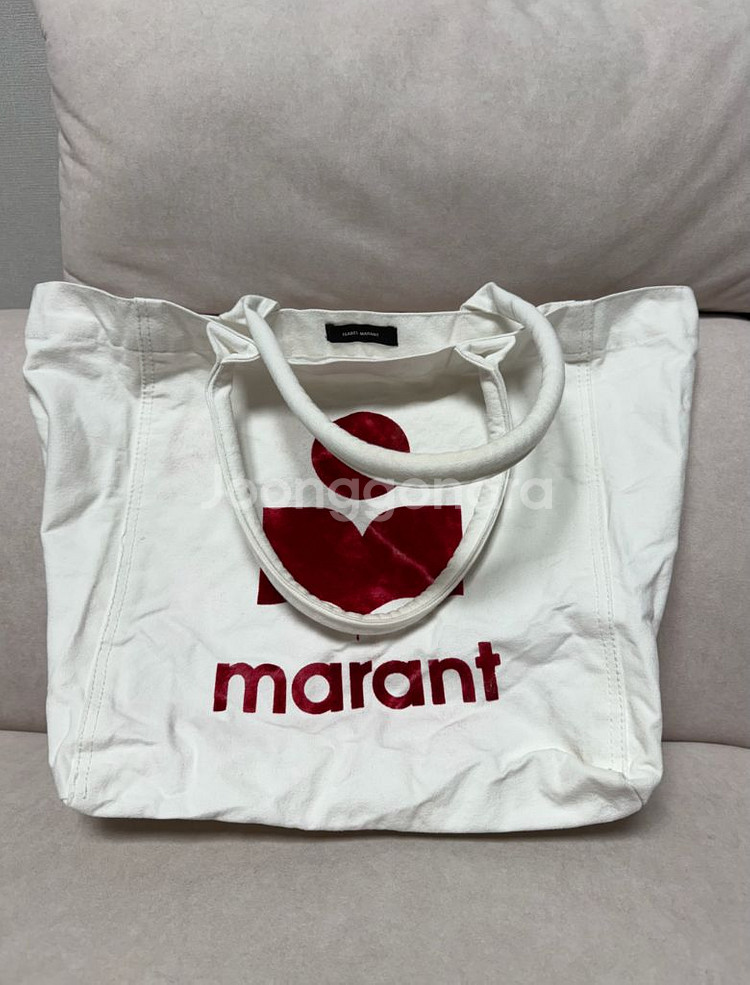 [정품]이자벨마랑 에코백 옌키 YENKY 캔버스 토트백--0