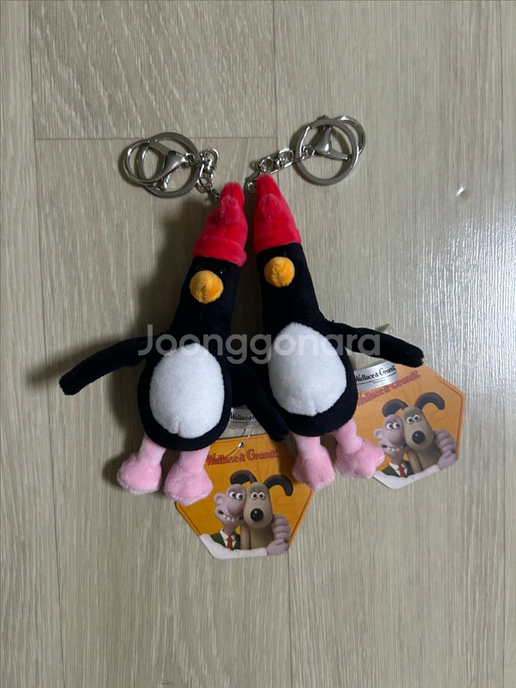 (새상품)월레스와 그로밋 맥그로우 펭귄키링10cm--1