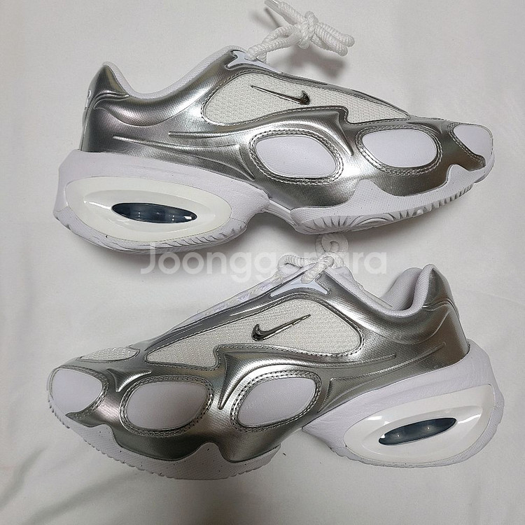 나이키 에어맥스 뮤즈 화이트 앤 메탈릭 실버--8