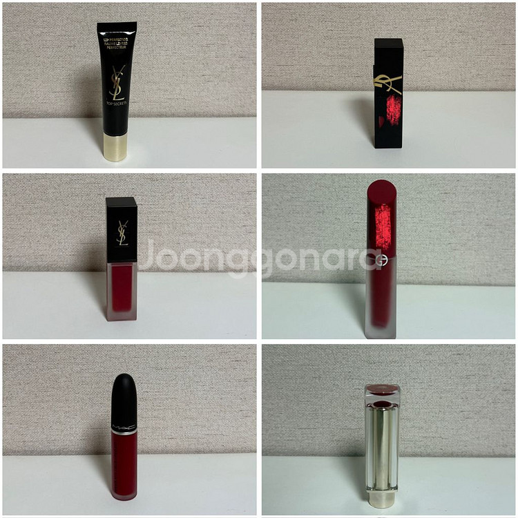 입생로랑, 맥, 조르지오 아르마니, 에스티로더 립 제품--0