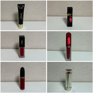 입생로랑, 맥, 조르지오 아르마니, 에스티로더 립 제품