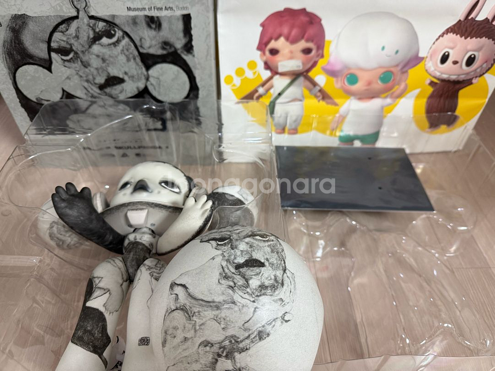 팝마트 메가알파 스컬판다 에곤쉴레 400%--2