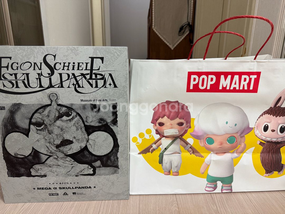 팝마트 메가알파 스컬판다 에곤쉴레 400%--4