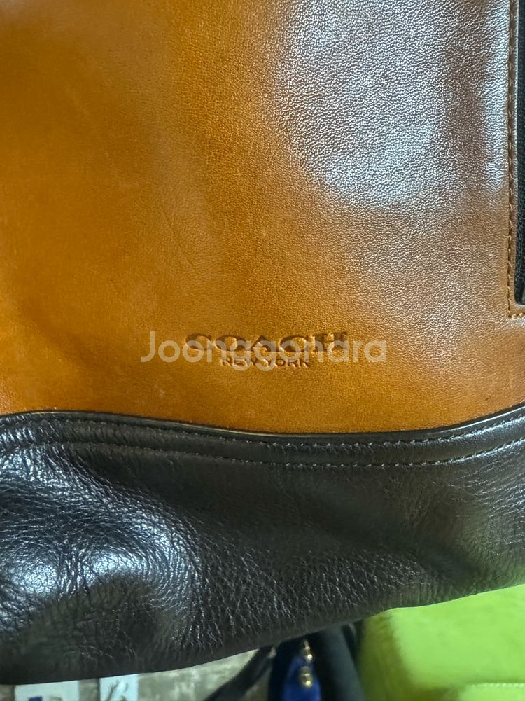 COACH 가죽 슬링백--3