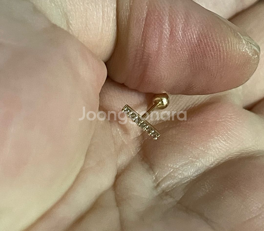 14k 스틱 피어싱 (급처)--0