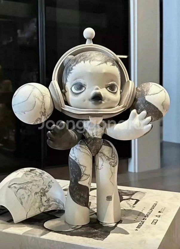 팝마트 메가알파 스컬판다 에곤쉴레 400%--0