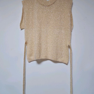 미사용 한섬 SYSTEM 니트 글리터 베스트