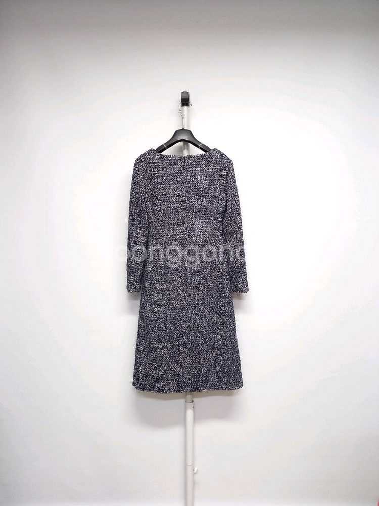 새 ORR 오르 추동 트위드 롱 원피스 44.33--1