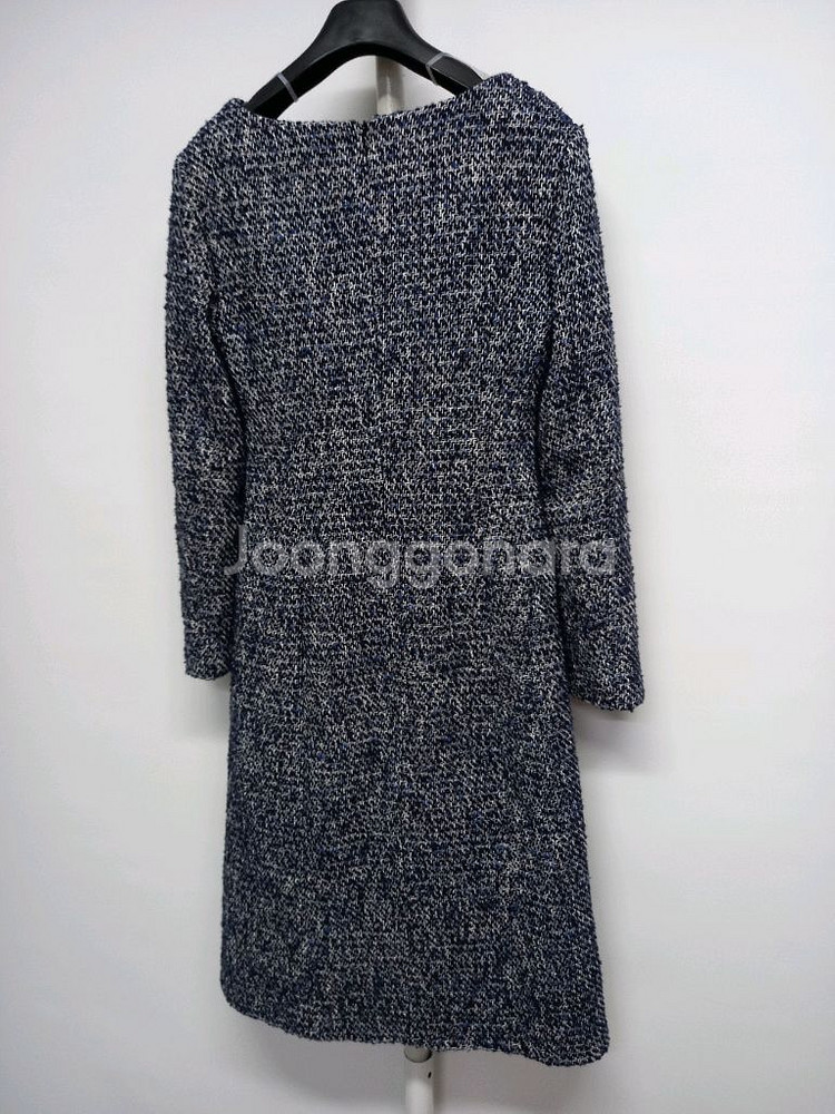 새 ORR 오르 추동 트위드 롱 원피스 44.33--5