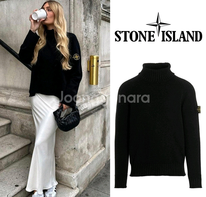 스톤아일랜드 터틀 니트 블랙 남여공용 새상품--1
