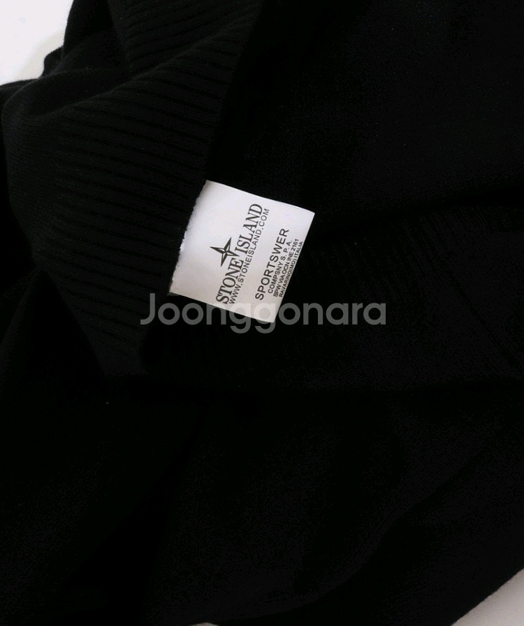 스톤아일랜드 터틀 니트 블랙 남여공용 새상품--5