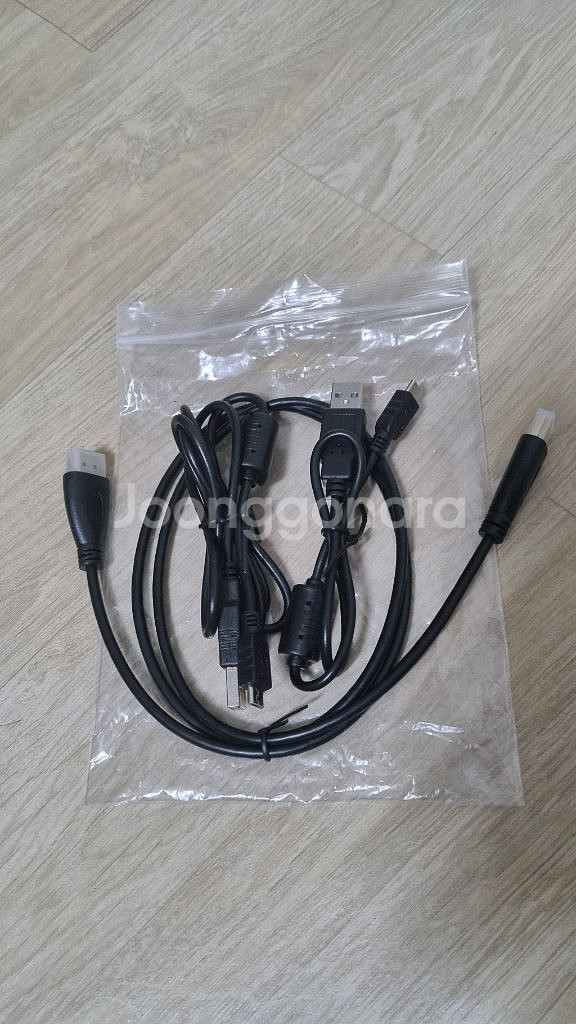 HDMI 1개+5핀 2개 케이블 세트(새상품)--0