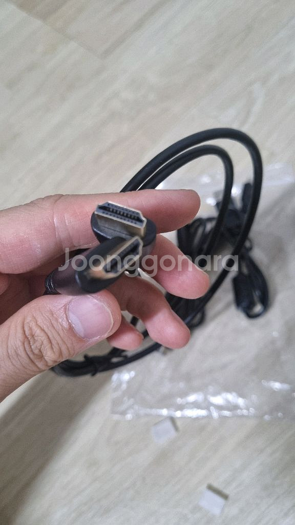 HDMI 1개+5핀 2개 케이블 세트(새상품)--4