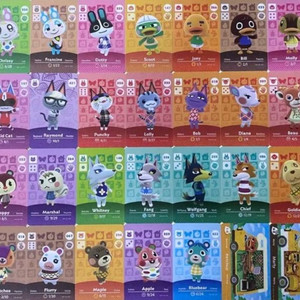 동물의숲 쭈니 미첼 사이다 빙티 애플 인기주민 아미보 이미지