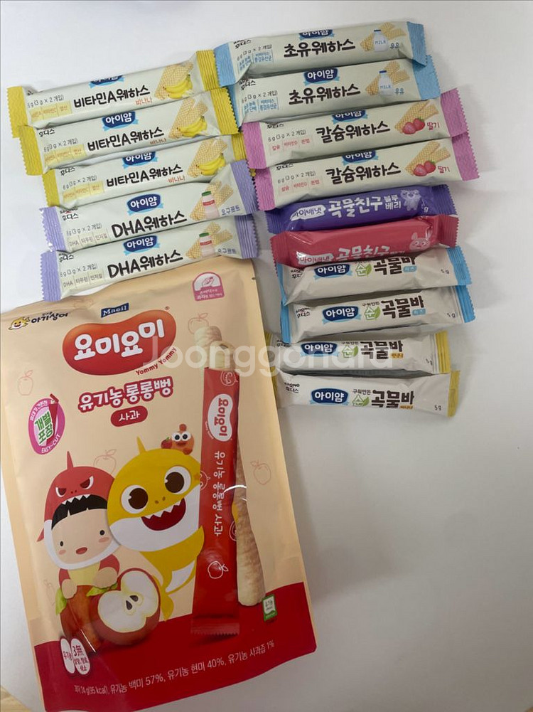 미개봉 아이 과자 / 롱뻥/ 떡뻥--0