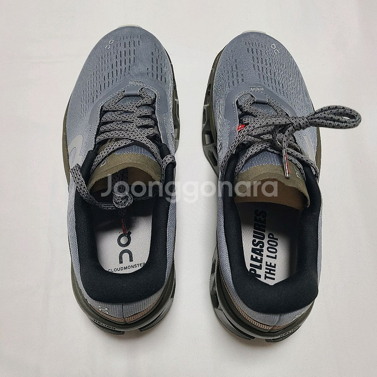 온러닝 플레져스 더루프 클라우드 몬스터2 미스트 올리브--3