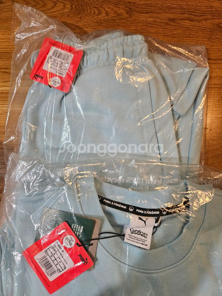 푸마 포켓몬 상하의 세트 팝니다.--1