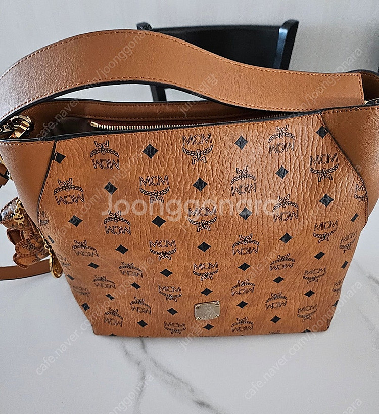 MCM 엠씨엠 갈색 가방 비세토스 숄더백 크로스백 가방--2