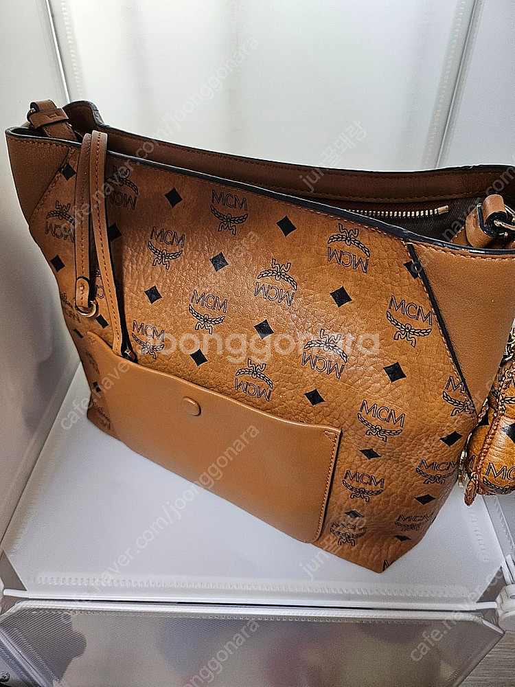MCM 엠씨엠 갈색 가방 비세토스 숄더백 크로스백 가방--4