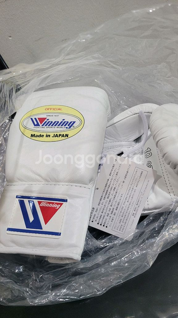 위닝 글러브 10온즈 화이트 레이스타입 새상품--0