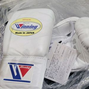 위닝 글러브 10온즈 화이트 레이스타입 새상품