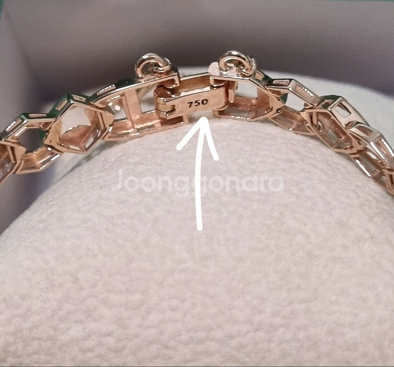 18k팔찌 미사용새상품 3.26돈--3