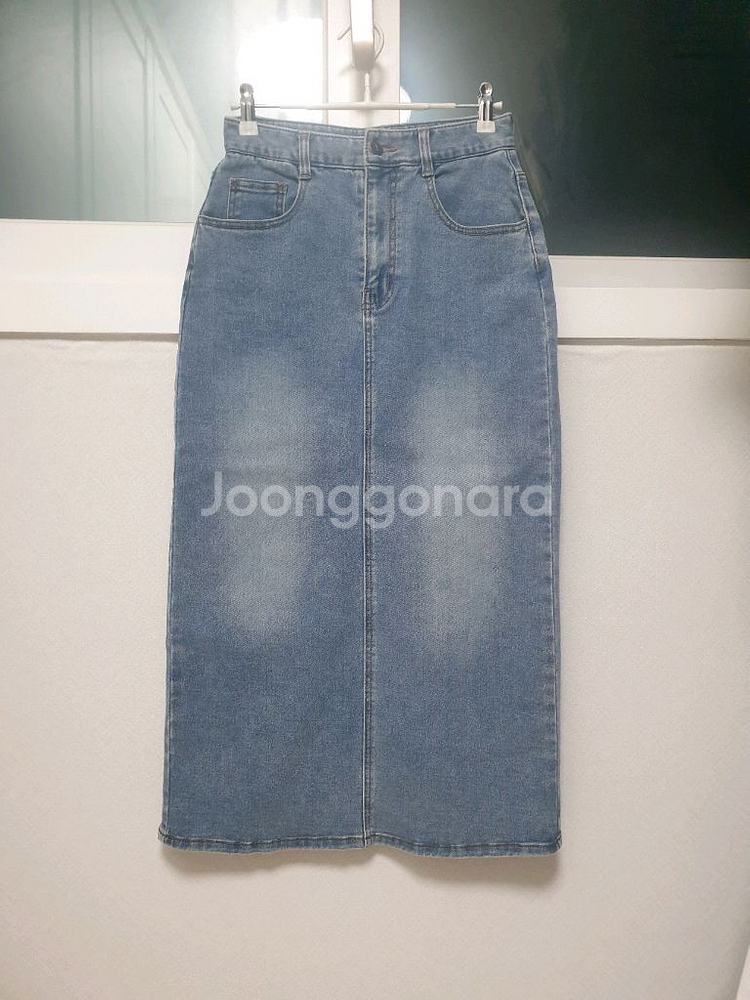 (새상품) 엔비룩 롱 청치마--0