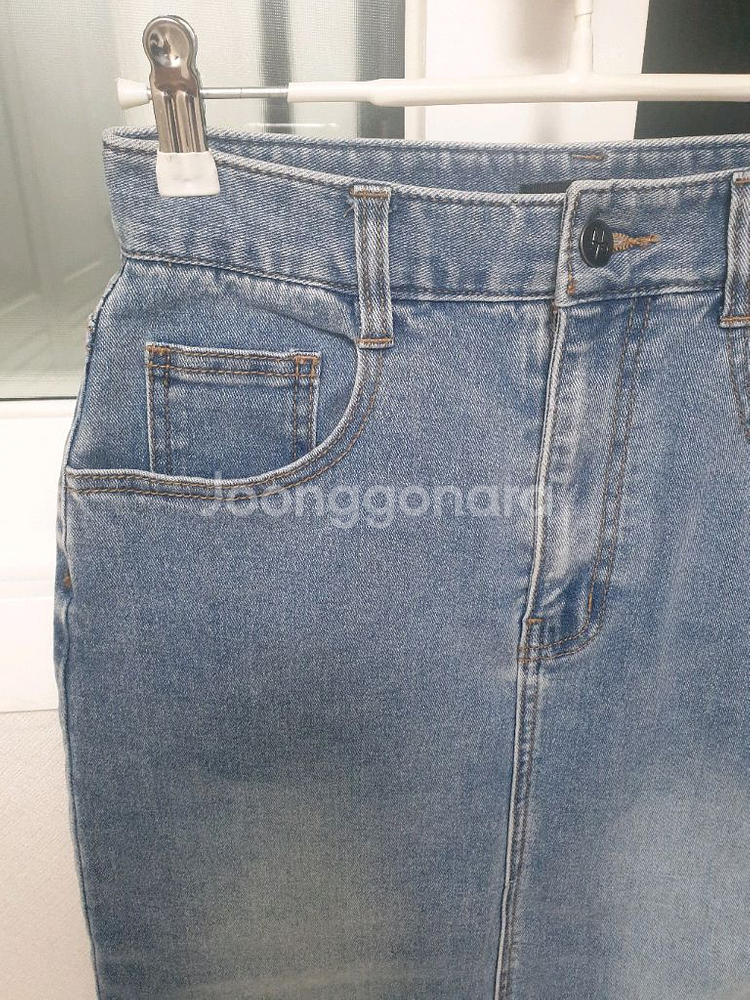 (새상품) 엔비룩 롱 청치마--1