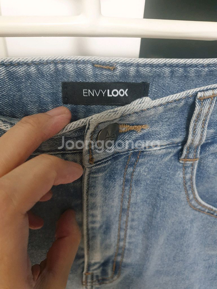 (새상품) 엔비룩 롱 청치마--2