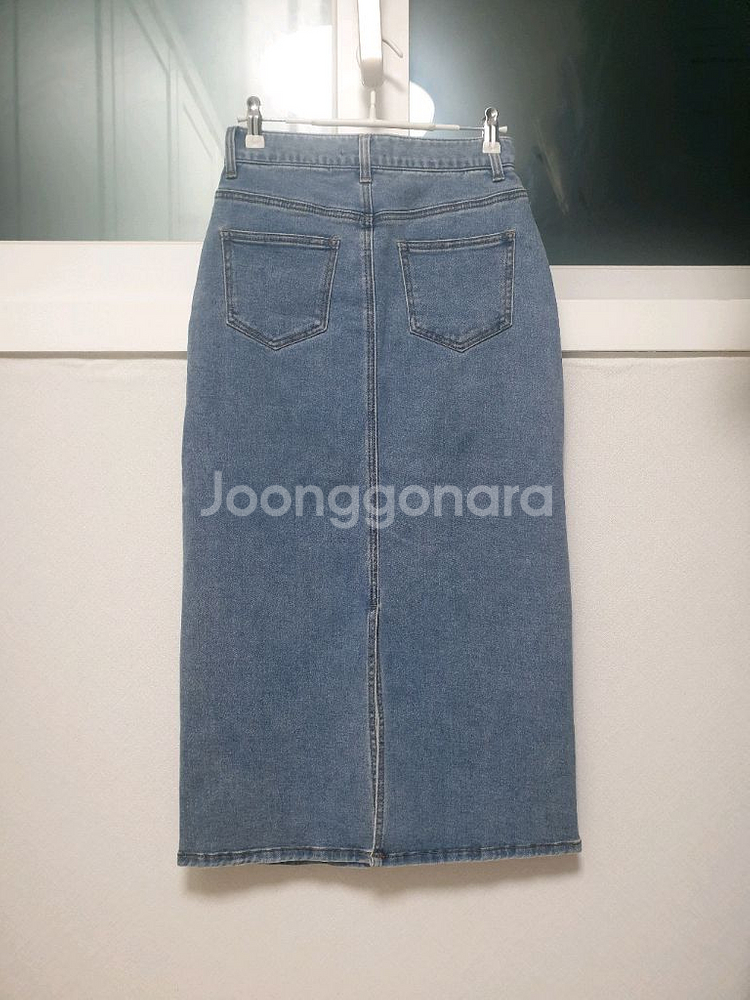 (새상품) 엔비룩 롱 청치마--3