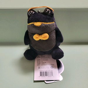 일품진로 블랙 두꺼비 키링인형 8cm