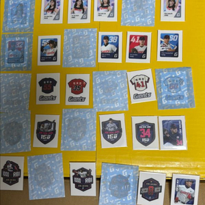 롯데자이언츠 시즌2 전종 띠부씰 판매 이미지