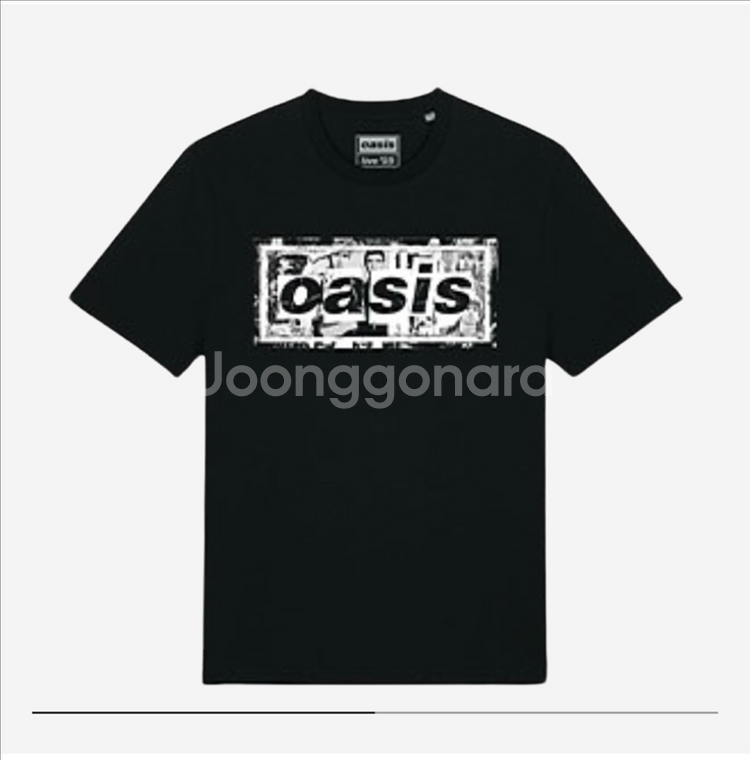 (미개봉) 오아시스 Oasis 반팔 티셔츠 - 공식 m--0