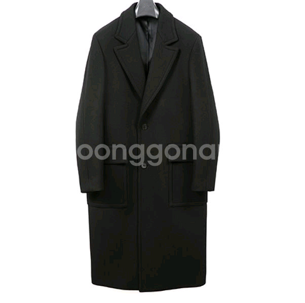 48) 마마가리 로덴 코트 블랙--0