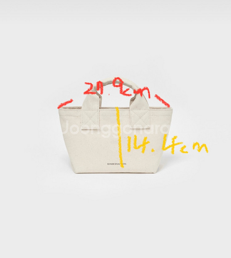 킨더살몬 리조트 캔버스 토트백 에코백 가방--1