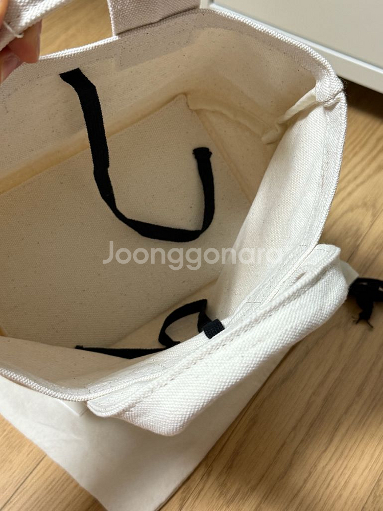 킨더살몬 리조트 캔버스 토트백 에코백 가방--5